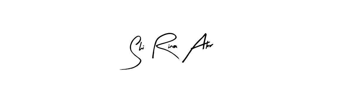 Also we have Shi Rina Akr name is the best signature style. Create professional handwritten signature collection using Arty Signature autograph style. Shi Rina Akr signature style 8 images and pictures png