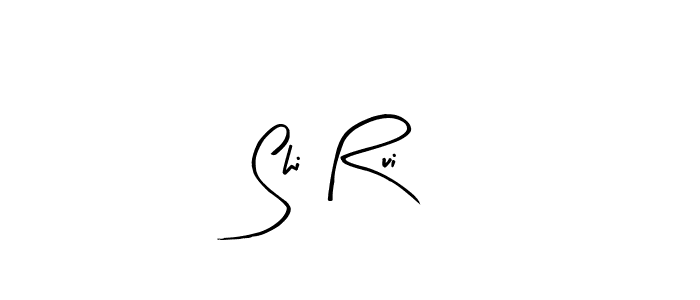 How to make Shi Rui signature? Arty Signature is a professional autograph style. Create handwritten signature for Shi Rui name. Shi Rui signature style 8 images and pictures png
