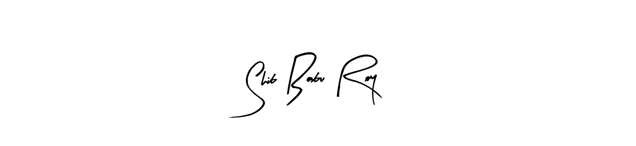 Create a beautiful signature design for name Shib Babu Roy. With this signature (Arty Signature) fonts, you can make a handwritten signature for free. Shib Babu Roy signature style 8 images and pictures png