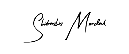 Create your official email sign-off with Shibashis Mondal name in Arty Signature style. Crisp, clean, and perfectly legible across all screens. Shibashis Mondal signature style 8 images and pictures png