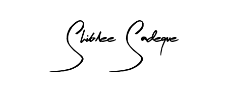 Generate high-definition signature styles for Shiblee Sadeque. The Arty Signature typeface ensures crisp legibility and sophisticated design. Shiblee Sadeque signature style 8 images and pictures png