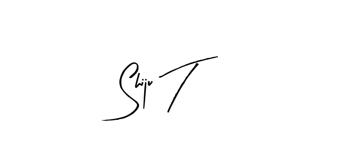 How to make Shiju T signature? Arty Signature is a professional autograph style. Create handwritten signature for Shiju T name. Shiju T signature style 8 images and pictures png