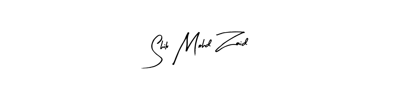 You should practise on your own different ways (Arty Signature) to write your name (Shik Mohd Zaid) in signature. don't let someone else do it for you. Shik Mohd Zaid signature style 8 images and pictures png