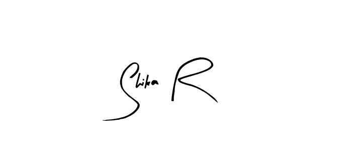 You should practise on your own different ways (Arty Signature) to write your name (Shika R) in signature. don't let someone else do it for you. Shika R signature style 8 images and pictures png