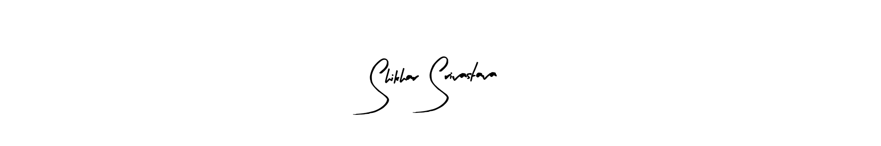 Create a beautiful signature design for name Shikhar Srivastava. With this signature (Arty Signature) fonts, you can make a handwritten signature for free. Shikhar Srivastava signature style 8 images and pictures png