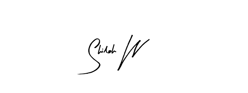 It looks lik you need a new signature style for name Shiloh W. Design unique handwritten (Arty Signature) signature with our free signature maker in just a few clicks. Shiloh W signature style 8 images and pictures png