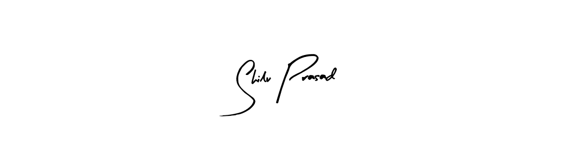 The best way (Arty Signature) to make a short signature is to pick only two or three words in your name. The name Shilu Prasad include a total of six letters. For converting this name. Shilu Prasad signature style 8 images and pictures png