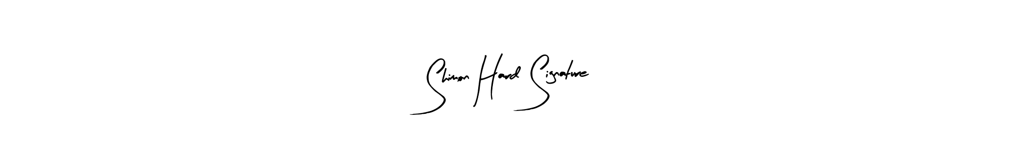 The best way (Arty Signature) to make a short signature is to pick only two or three words in your name. The name Shimon Hard Signature include a total of six letters. For converting this name. Shimon Hard Signature signature style 8 images and pictures png