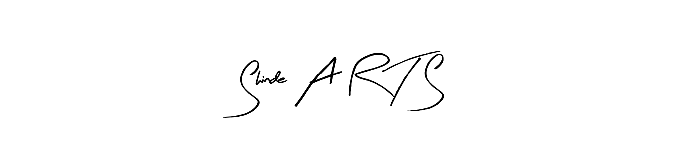 You should practise on your own different ways (Arty Signature) to write your name (Shinde A R T S) in signature. don't let someone else do it for you. Shinde A R T S signature style 8 images and pictures png