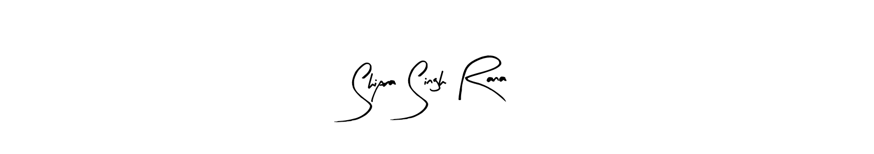 The best way (Arty Signature) to make a short signature is to pick only two or three words in your name. The name Shipra Singh Rana include a total of six letters. For converting this name. Shipra Singh Rana signature style 8 images and pictures png