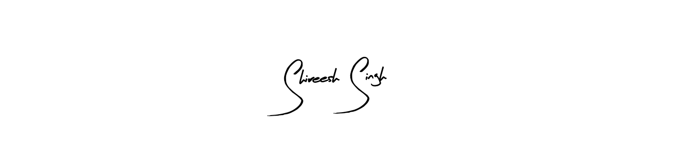 Similarly Arty Signature is the best handwritten signature design. Signature creator online .You can use it as an online autograph creator for name Shireesh Singh. Shireesh Singh signature style 8 images and pictures png