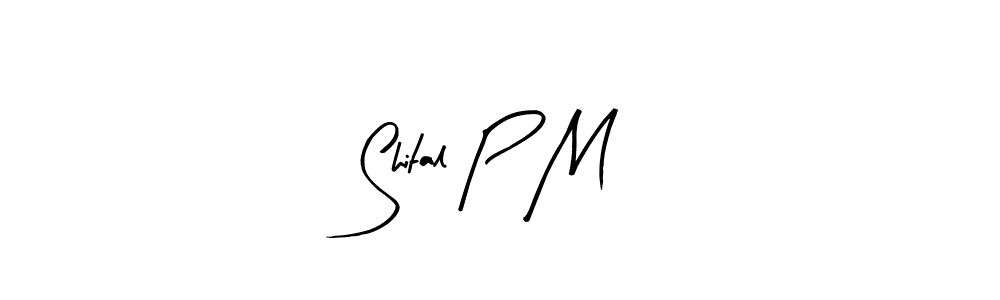 Similarly Arty Signature is the best handwritten signature design. Signature creator online .You can use it as an online autograph creator for name Shital P M. Shital P M signature style 8 images and pictures png