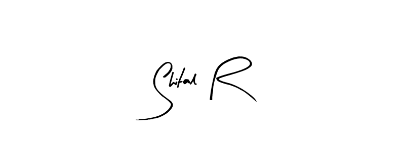 Shital R stylish signature style. Best Handwritten Sign (Arty Signature) for my name. Handwritten Signature Collection Ideas for my name Shital R. Shital R signature style 8 images and pictures png