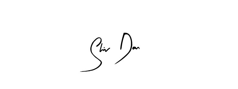 Use a signature maker to create a handwritten signature online. With this signature software, you can design (Arty Signature) your own signature for name Shiv Dan. Shiv Dan signature style 8 images and pictures png