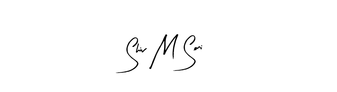 It looks lik you need a new signature style for name Shiv M Soni. Design unique handwritten (Arty Signature) signature with our free signature maker in just a few clicks. Shiv M Soni signature style 8 images and pictures png