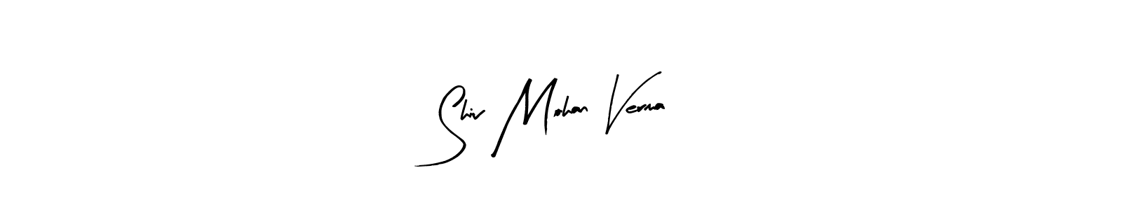 Here are the top 10 professional signature styles for the name Shiv Mohan Verma. These are the best autograph styles you can use for your name. Shiv Mohan Verma signature style 8 images and pictures png
