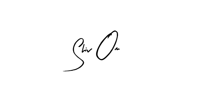 How to make Shiv Om signature? Arty Signature is a professional autograph style. Create handwritten signature for Shiv Om name. Shiv Om signature style 8 images and pictures png