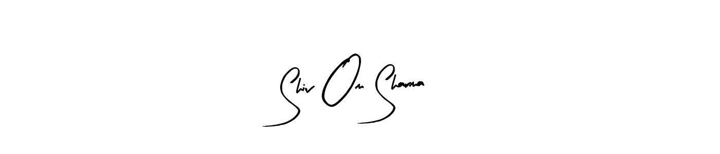 Create a beautiful signature design for name Shiv Om Sharma. With this signature (Arty Signature) fonts, you can make a handwritten signature for free. Shiv Om Sharma signature style 8 images and pictures png