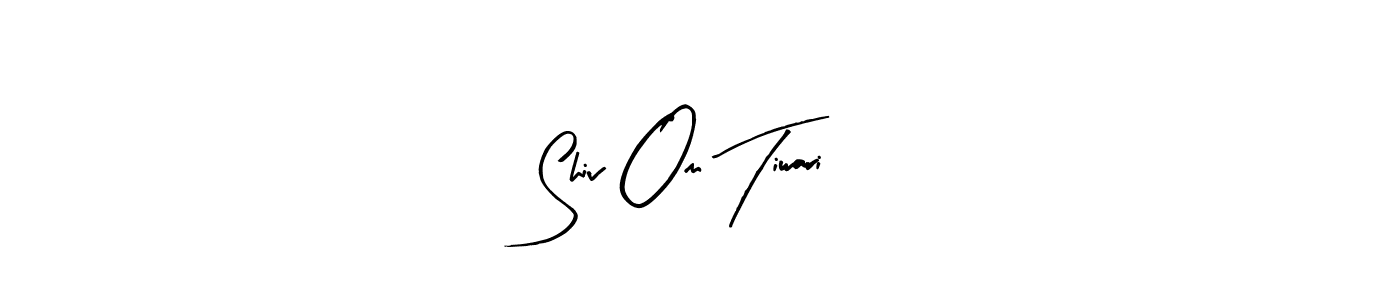 Design your own signature with our free online signature maker. With this signature software, you can create a handwritten (Arty Signature) signature for name Shiv Om Tiwari. Shiv Om Tiwari signature style 8 images and pictures png