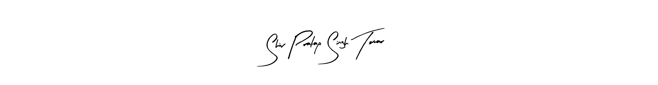 Arty Signature is a professional signature style that is perfect for those who want to add a touch of class to their signature. It is also a great choice for those who want to make their signature more unique. Get Shiv Pratap Singh Tomar name to fancy signature for free. Shiv Pratap Singh Tomar signature style 8 images and pictures png