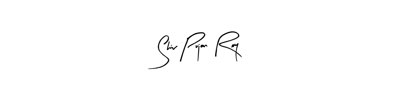 Use a signature maker to create a handwritten signature online. With this signature software, you can design (Arty Signature) your own signature for name Shiv Pujan Roy. Shiv Pujan Roy signature style 8 images and pictures png