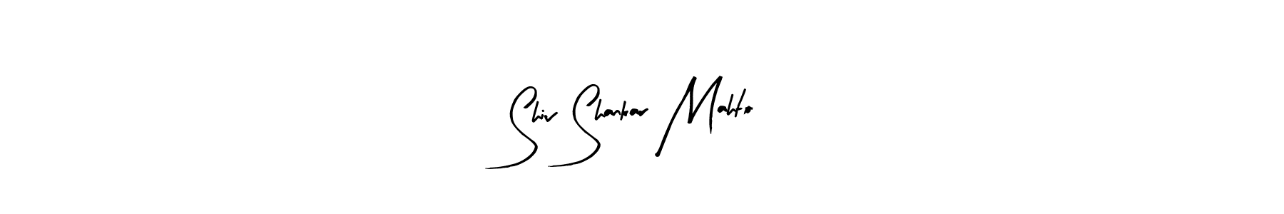 Arty Signature is a professional signature style that is perfect for those who want to add a touch of class to their signature. It is also a great choice for those who want to make their signature more unique. Get Shiv Shankar Mahto name to fancy signature for free. Shiv Shankar Mahto signature style 8 images and pictures png