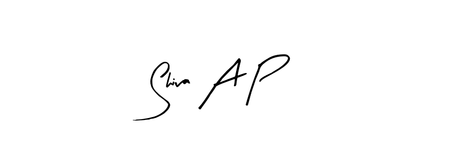 Also we have Shiva A P name is the best signature style. Create professional handwritten signature collection using Arty Signature autograph style. Shiva A P signature style 8 images and pictures png