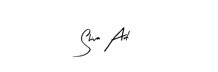 Create a beautiful signature design for name Shiva Art. With this signature (Arty Signature) fonts, you can make a handwritten signature for free. Shiva Art signature style 8 images and pictures png