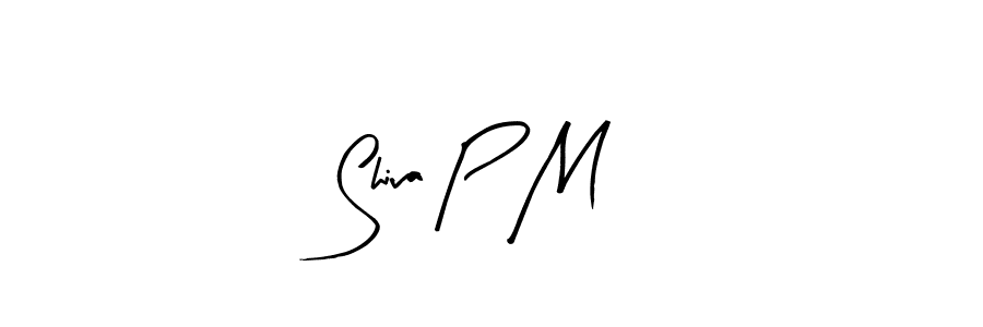 Best and Professional Signature Style for Shiva P M. Arty Signature Best Signature Style Collection. Shiva P M signature style 8 images and pictures png