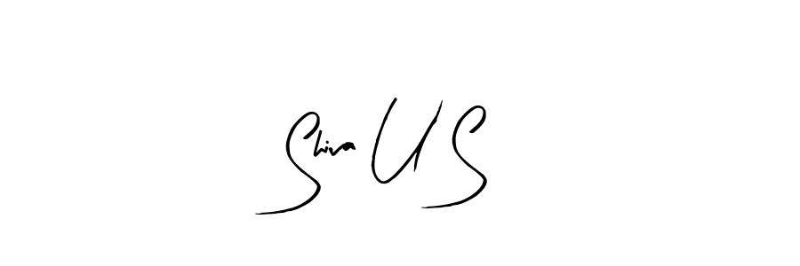 You should practise on your own different ways (Arty Signature) to write your name (Shiva U S) in signature. don't let someone else do it for you. Shiva U S signature style 8 images and pictures png