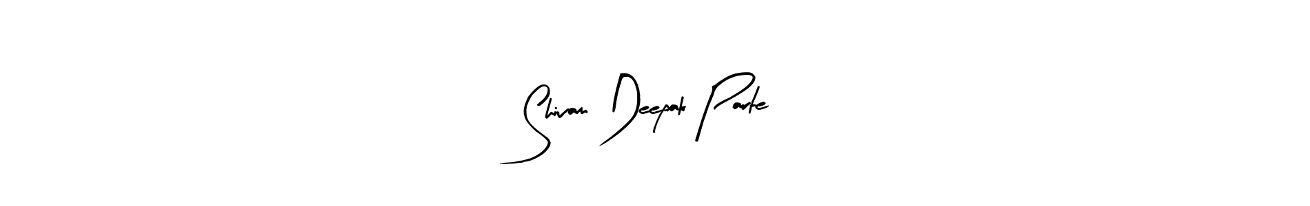 You should practise on your own different ways (Arty Signature) to write your name (Shivam Deepak Parte) in signature. don't let someone else do it for you. Shivam Deepak Parte signature style 8 images and pictures png