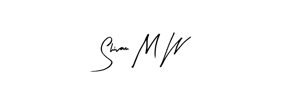 This is the best signature style for the Shivam M W name. Also you like these signature font (Arty Signature). Mix name signature. Shivam M W signature style 8 images and pictures png