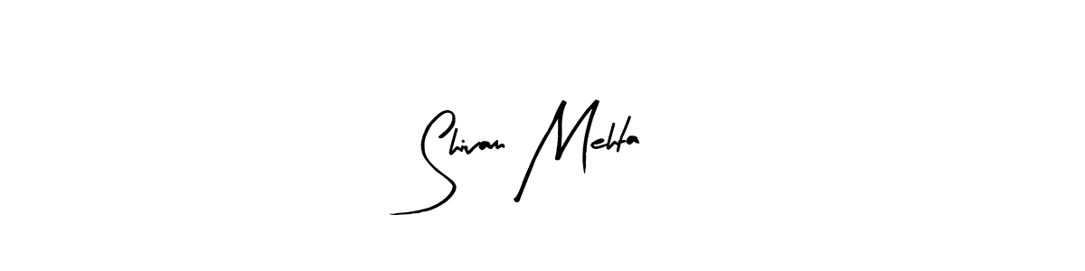 Also we have Shivam Mehta name is the best signature style. Create professional handwritten signature collection using Arty Signature autograph style. Shivam Mehta signature style 8 images and pictures png