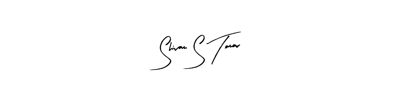 if you are searching for the best signature style for your name Shivam S Tomar. so please give up your signature search. here we have designed multiple signature styles  using Arty Signature. Shivam S Tomar signature style 8 images and pictures png