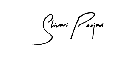 The Arty Signature signature style provides a bold statement for name Shivani Poojari. Designed for business owners, executives, and leaders. Shivani Poojari signature style 8 images and pictures png