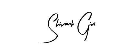 You should practise on your own different ways (Arty Signature) to write your name (Shivank Giri) in signature. Don't let someone else do it for you. Shivank Giri signature style 8 images and pictures png