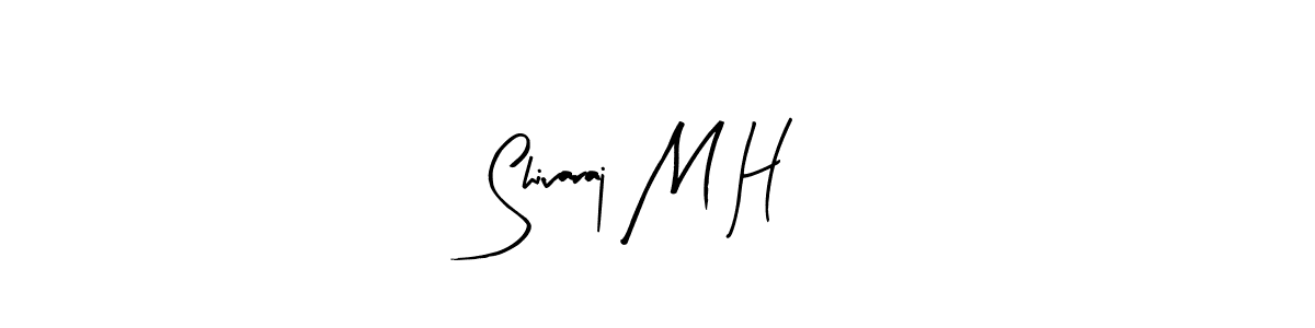 Make a beautiful signature design for name Shivaraj M H. Use this online signature maker to create a handwritten signature for free. Shivaraj M H signature style 8 images and pictures png