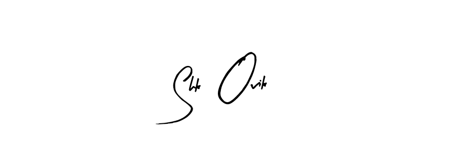 Here are the top 10 professional signature styles for the name Shk  Ovik. These are the best autograph styles you can use for your name. Shk  Ovik signature style 8 images and pictures png