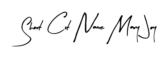 An effortless, minimalist signature concept for Short Cut Name Mary Joy using Arty Signature design. Clean lines that look great on any document. Short Cut Name Mary Joy signature style 8 images and pictures png