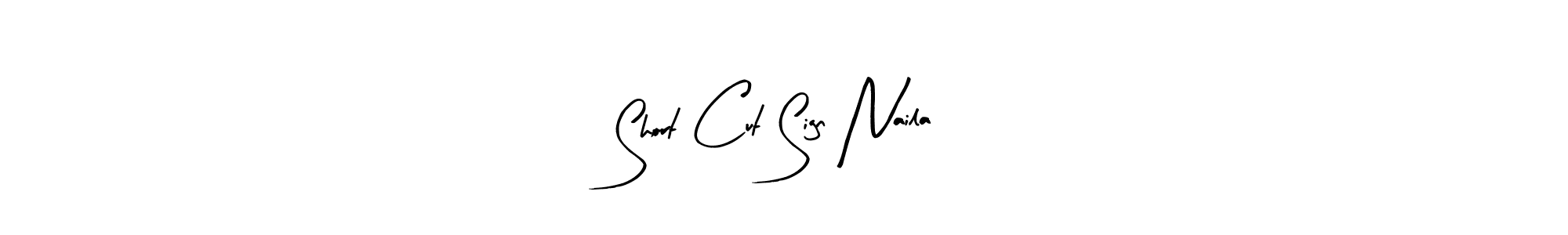 Once you've used our free online signature maker to create your best signature Arty Signature style, it's time to enjoy all of the benefits that Short Cut Sign Naila name signing documents. Short Cut Sign Naila signature style 8 images and pictures png