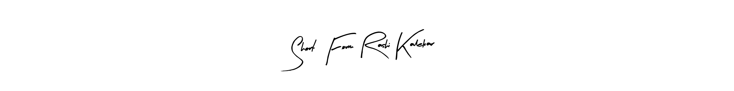 Use a signature maker to create a handwritten signature online. With this signature software, you can design (Arty Signature) your own signature for name Short Form Rashi Kalekar. Short Form Rashi Kalekar signature style 8 images and pictures png