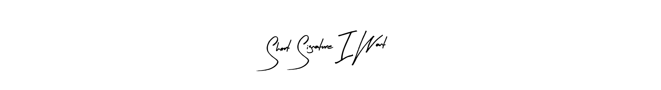Here are the top 10 professional signature styles for the name Short Signature I Want. These are the best autograph styles you can use for your name. Short Signature I Want signature style 8 images and pictures png