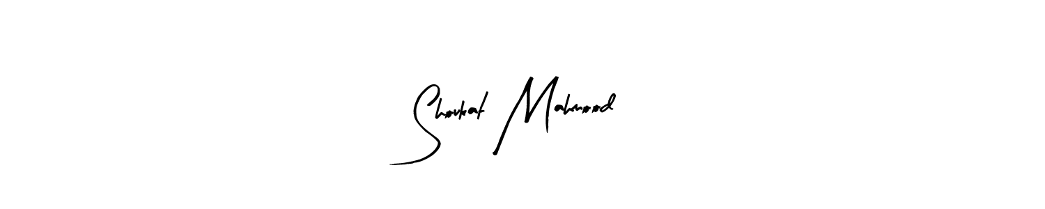 Design your own signature with our free online signature maker. With this signature software, you can create a handwritten (Arty Signature) signature for name Shoukat Mahmood. Shoukat Mahmood signature style 8 images and pictures png