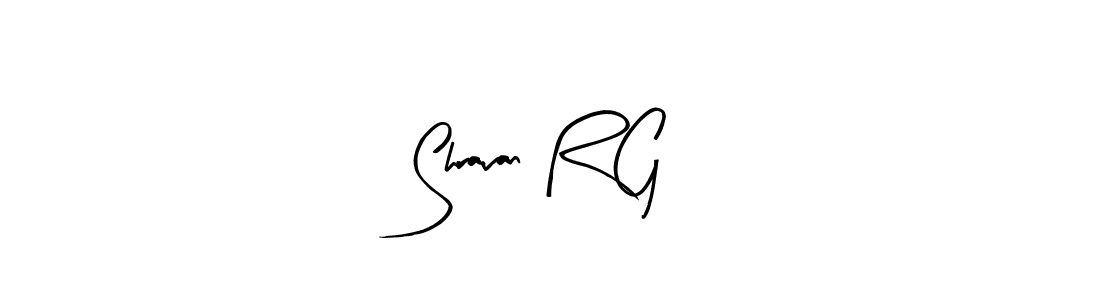 Create a beautiful signature design for name Shravan R G. With this signature (Arty Signature) fonts, you can make a handwritten signature for free. Shravan R G signature style 8 images and pictures png