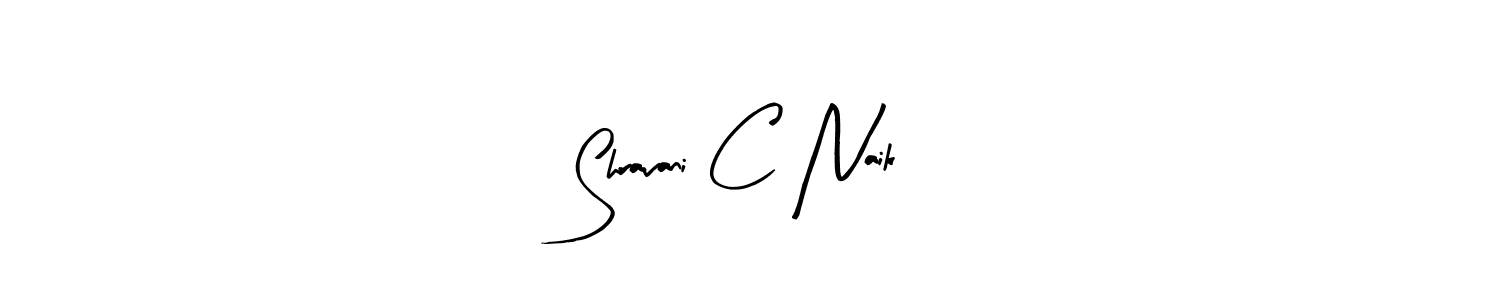 Design your own signature with our free online signature maker. With this signature software, you can create a handwritten (Arty Signature) signature for name Shravani C Naik. Shravani C Naik signature style 8 images and pictures png
