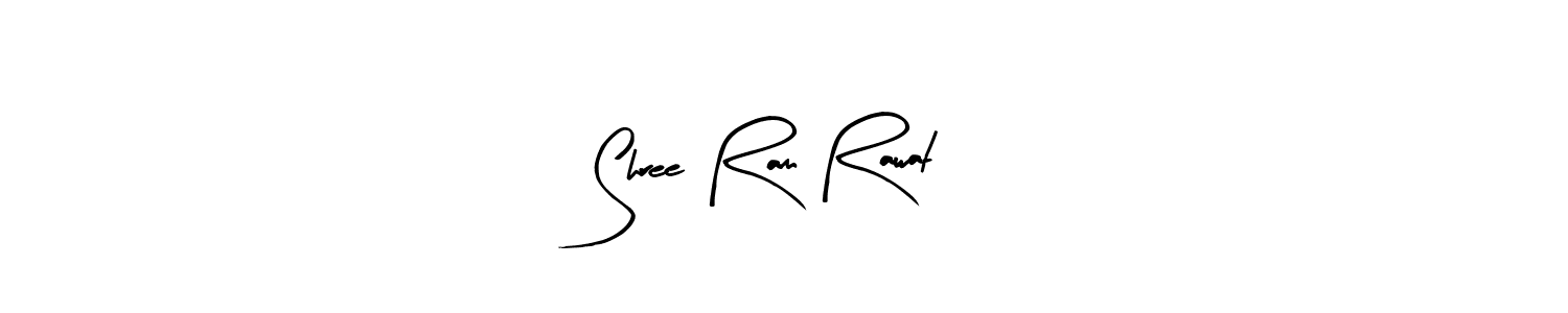 Similarly Arty Signature is the best handwritten signature design. Signature creator online .You can use it as an online autograph creator for name Shree Ram Rawat. Shree Ram Rawat signature style 8 images and pictures png