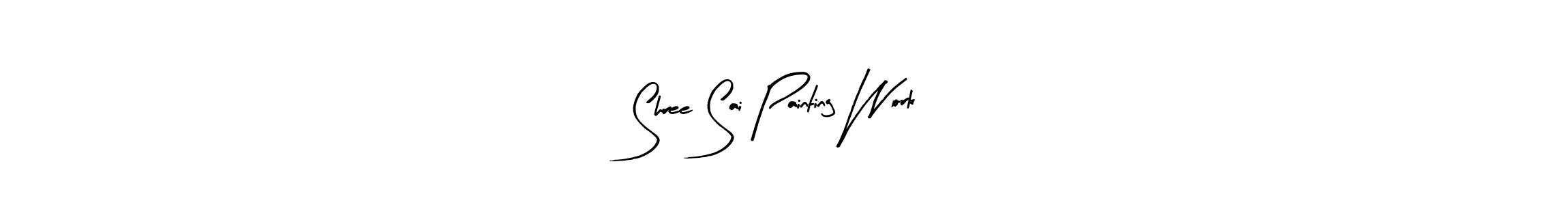 Create a beautiful signature design for name Shree Sai Painting Work. With this signature (Arty Signature) fonts, you can make a handwritten signature for free. Shree Sai Painting Work signature style 8 images and pictures png