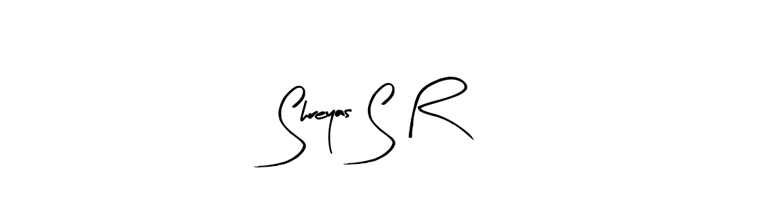 Design your own signature with our free online signature maker. With this signature software, you can create a handwritten (Arty Signature) signature for name Shreyas S R. Shreyas S R signature style 8 images and pictures png