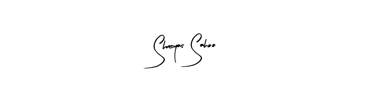 if you are searching for the best signature style for your name Shreyas Sahoo. so please give up your signature search. here we have designed multiple signature styles  using Arty Signature. Shreyas Sahoo signature style 8 images and pictures png