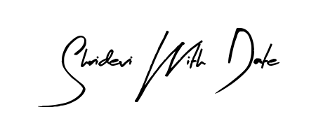 A dynamic signature style for Shridevi With Date using Arty Signature script. Designed to look authentic, handwritten, and professional. Shridevi With Date signature style 8 images and pictures png